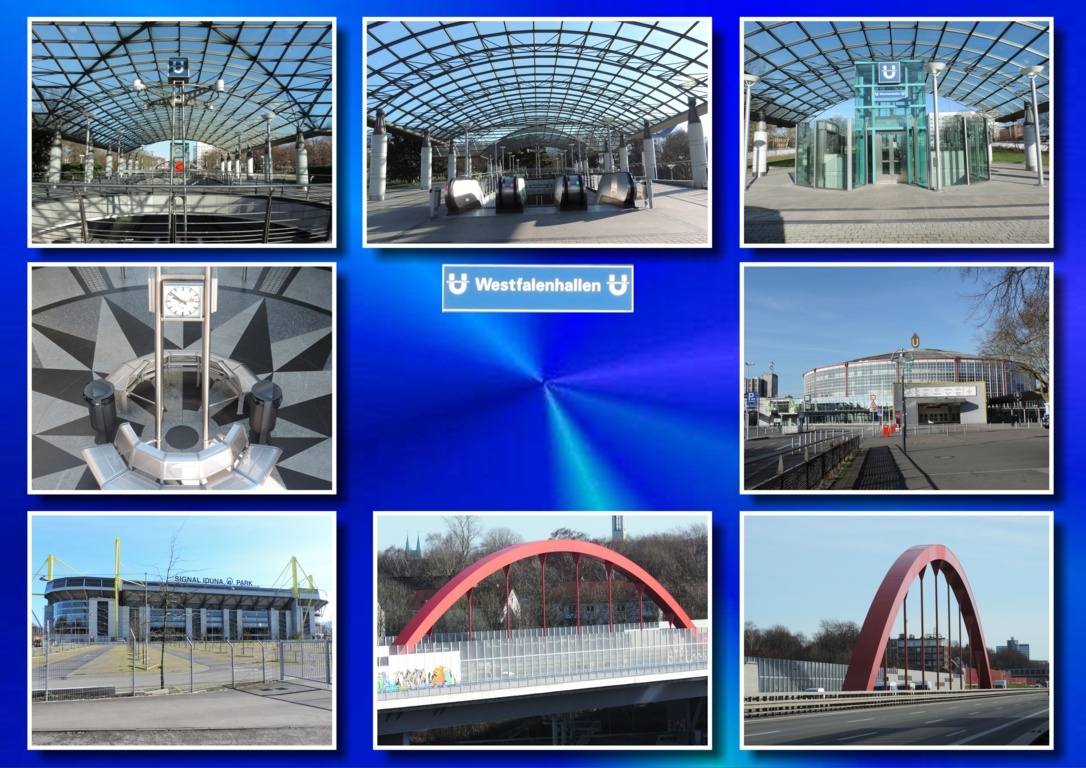 Foto-Exkursion zur U-Bahn – Haltestelle Westfalenhallen